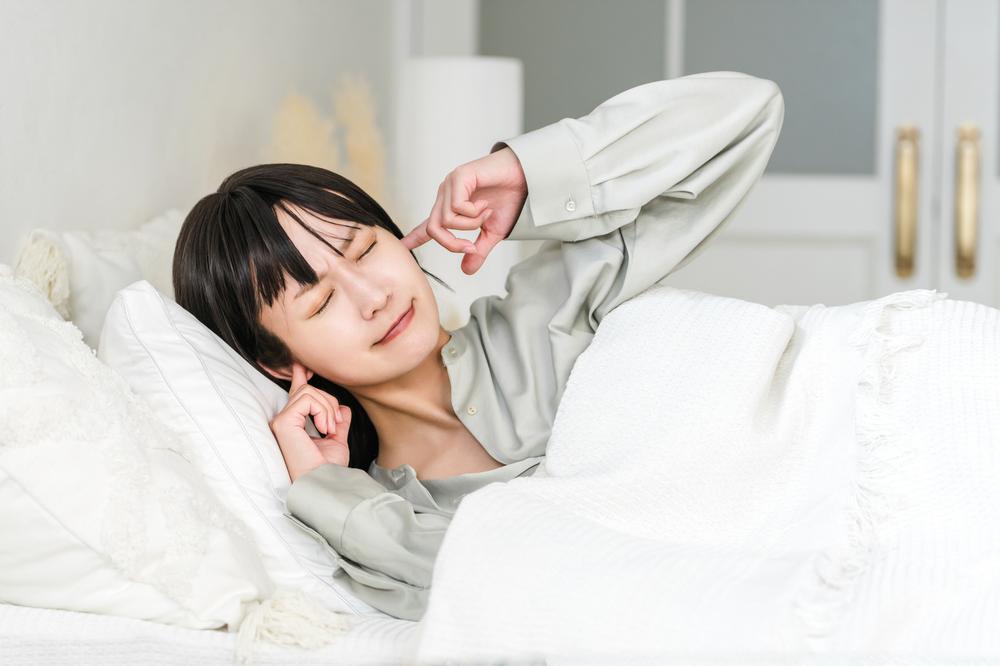 中耳炎の説明図（中耳の構造と炎症のイメージ）